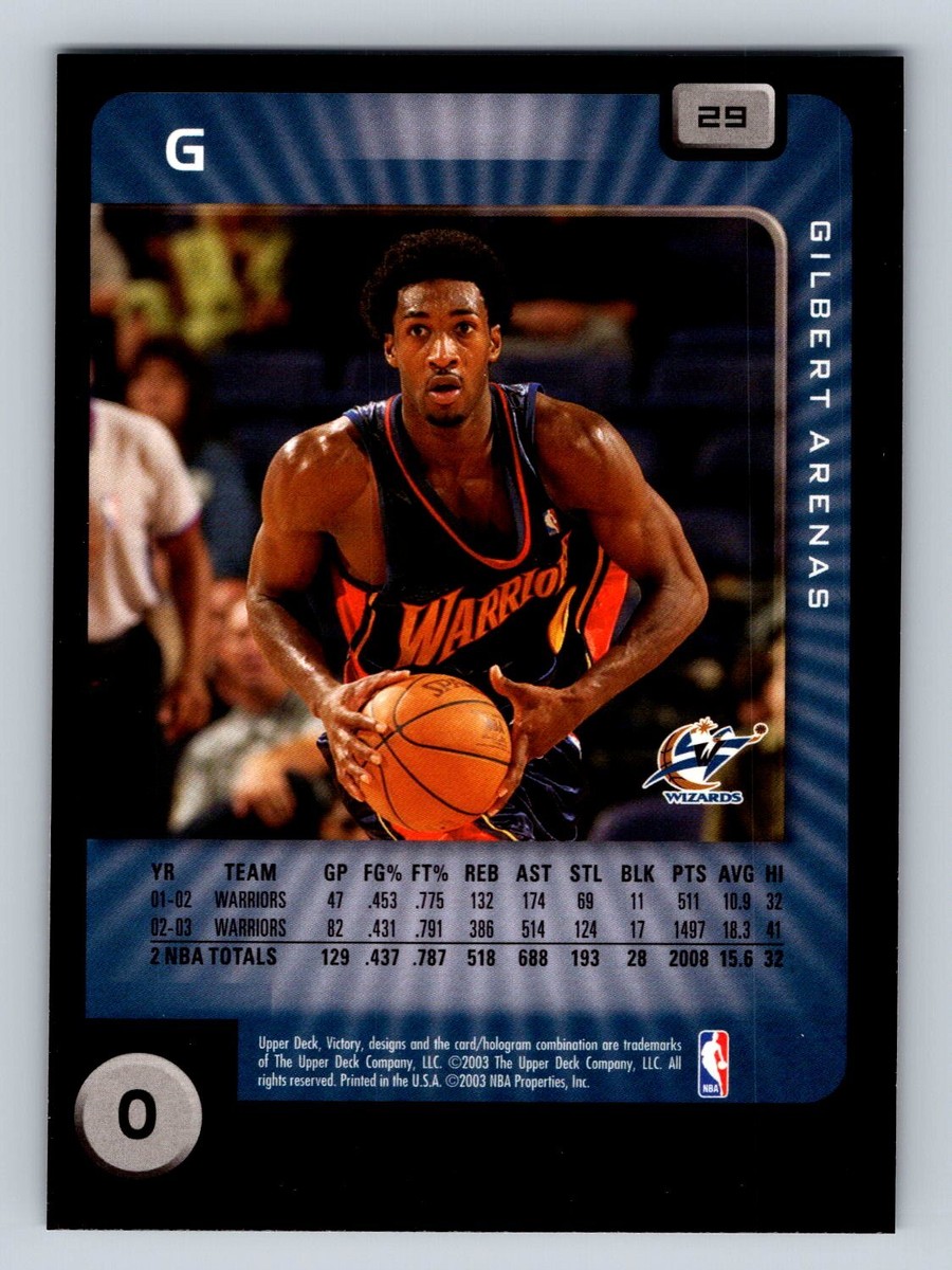2003 Upper Deck Victory #29 Gilbert Arenas NM/MT