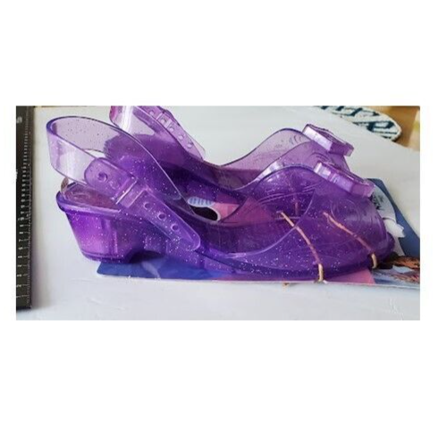 NWT Disney Frozen Elsa Light-Up Purple Play Shoes Sandals Girls Kids Size 4-13 - Picture 5 of 9