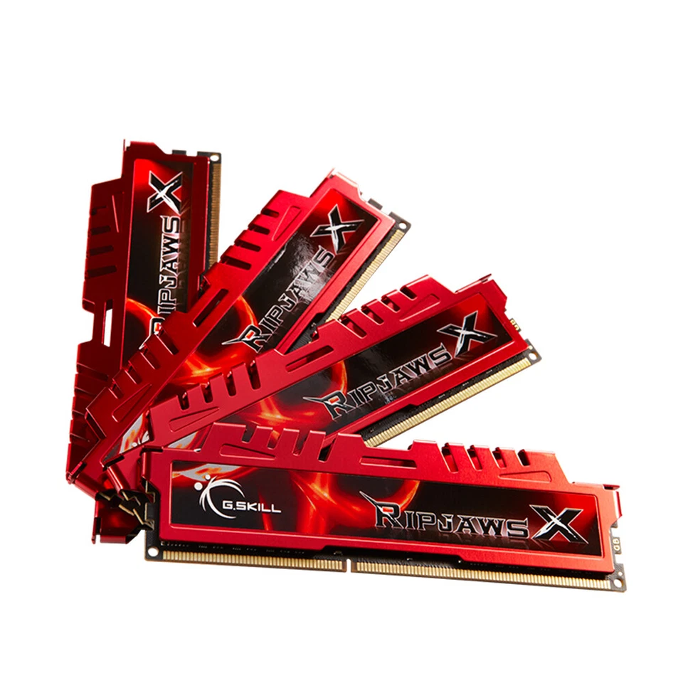G.SKILL Ripjaws X 32GB 4x 8GB 240Pin PC RAM DDR3 1600 PC3-12800U Desktop Memory - Image 3 of 4
