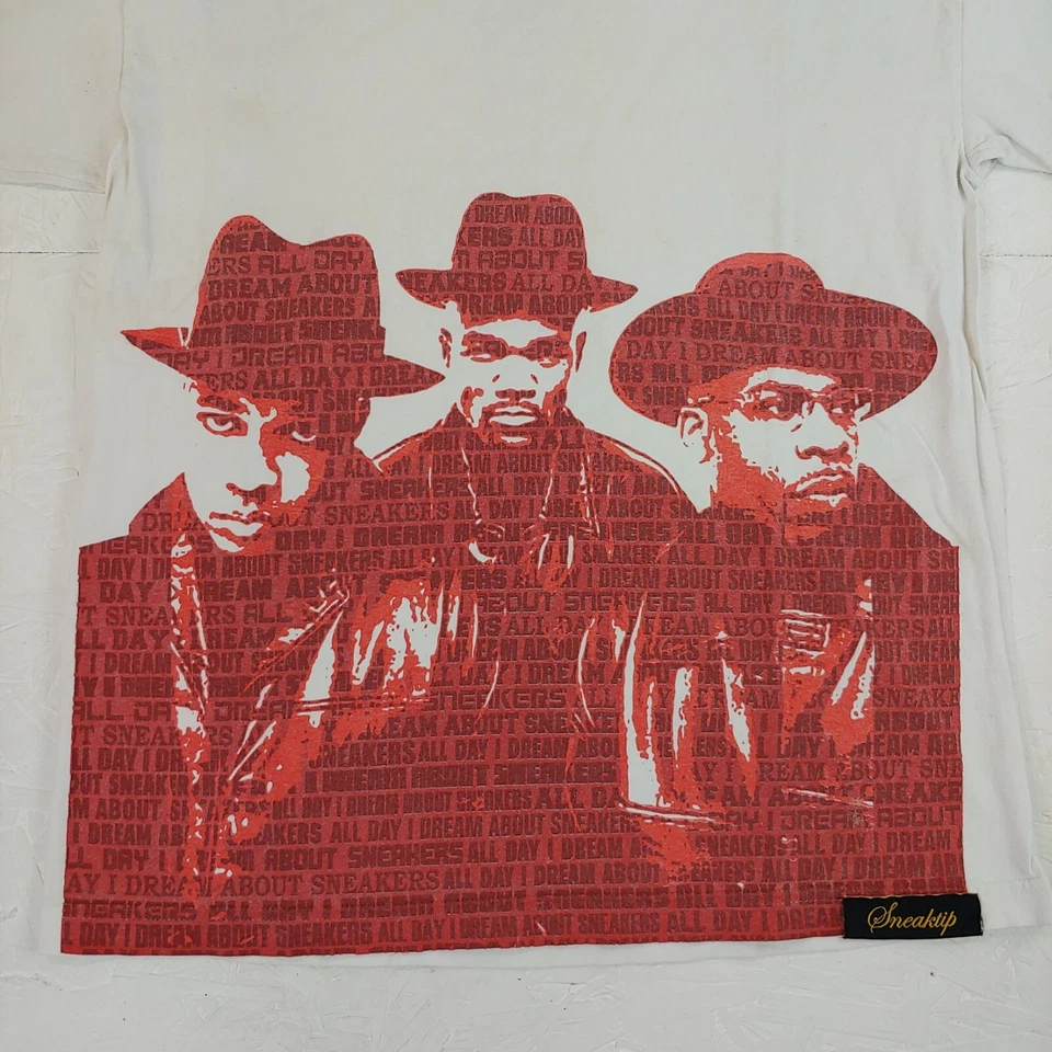 Sneaktip T-shirt Run DMC Sneaker Silhouette rap Artist Size Large street wear  - Image 4 of 4