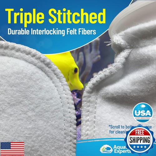Aquatic Experts 7 Inch Filter Sock - 100 Micron Felt Filter Sock, Filter Sock - Picture 5 of 5
