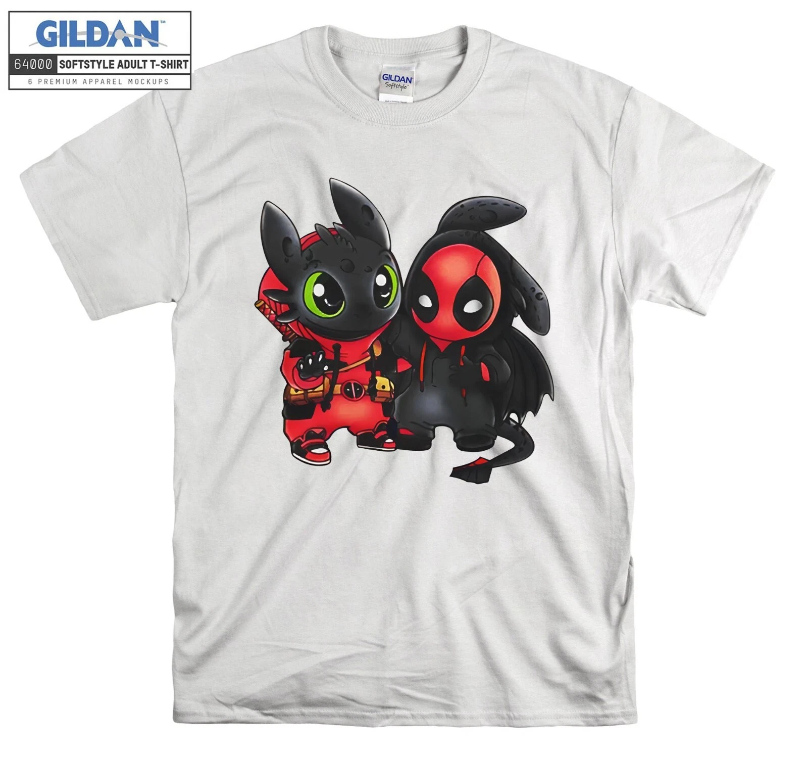 Toothless and Deadpool Friends T-shirt Gift