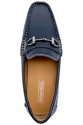 Aston Marc Perforated Classic Driving Walk 3 Men\'s Black Shoes US 9 - No Box‎ Aston Marc Mens Perforated Classic Driving Shoes - Walmart.com main image 3
