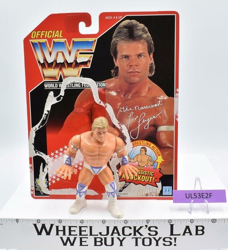 Lex Luger W/RED CARD 1993 WWF Wrestling Hasbro Act...