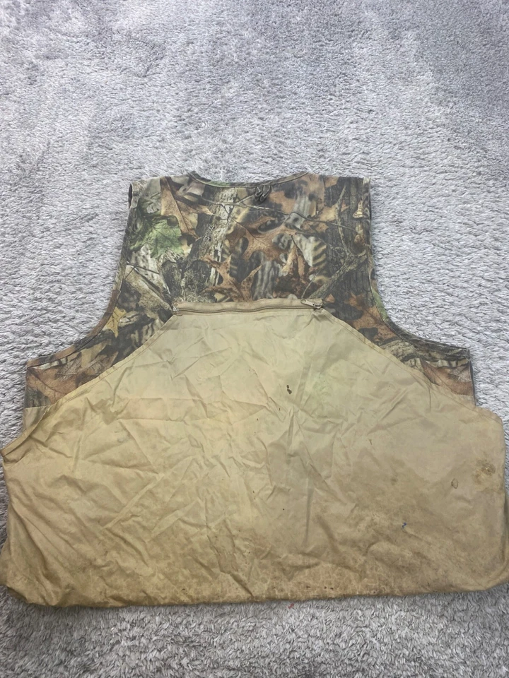 Quail Unlimited Dove Hunter Vest Mens 2XL Realtree Camo Shotgun Shell Cargo Deer - Image 2 of 4