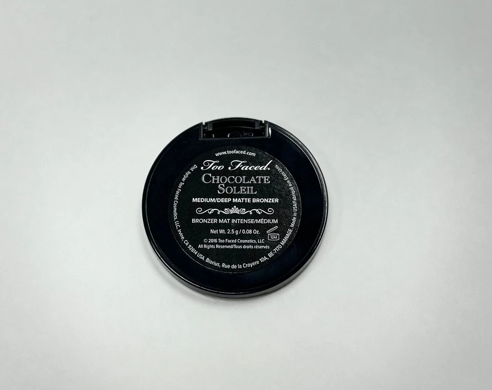 Too Faced Chocolate Soleil ~ Medium to Deep Matte Bronzer ~ Travel 2.5g/.08 oz. - Image 3 of 3