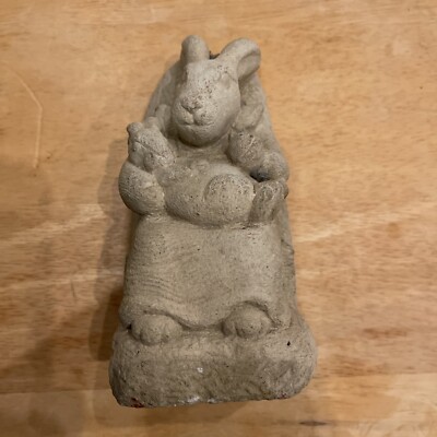 George Carruth Studio Momma Bunny Rabbit 3D Statue Sculpture Stone Garden Art