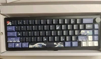 Customized BOYI GMK67 65% Keyboard BLE/2.4G/Type-C, Coral Caps, Knob