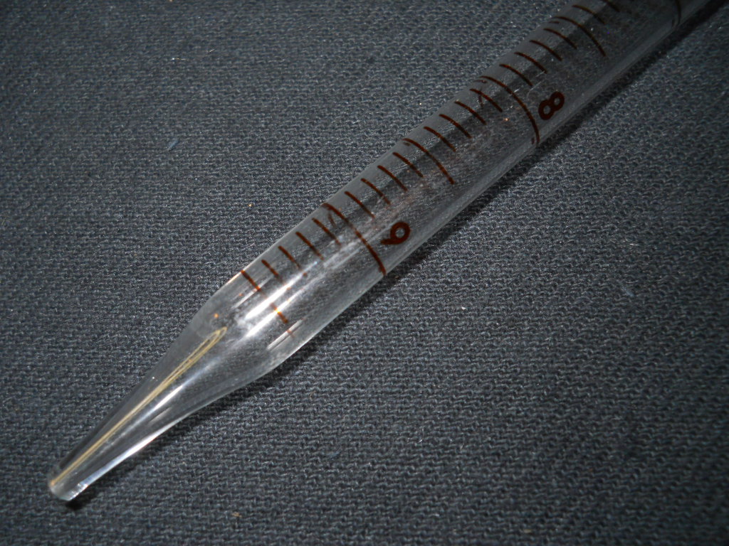 Fisherbrand 10mL in 1/10 Glass TD Serological Pipette Pipet, Orange, 13