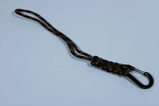 ONE (1) Paracord Keychain FOB Carabiner 550 Cord USA Custom Colors! TJPARACORD