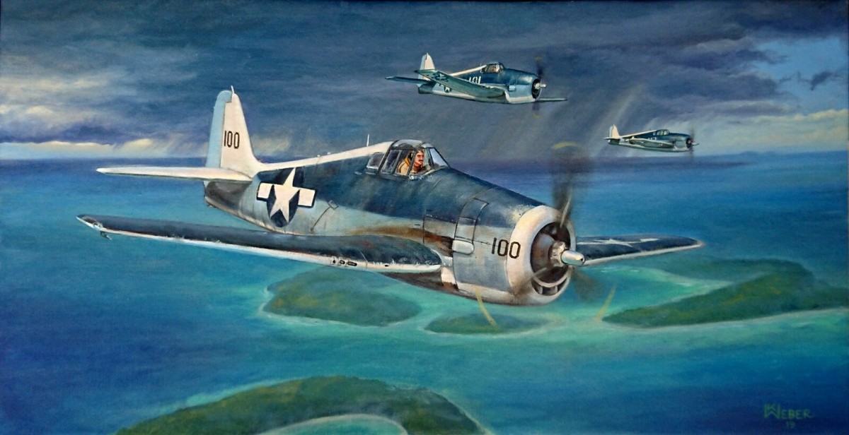 F6F HELLCAT WWII MILITARY AVIATION ART PRINT CANVAS | eBay