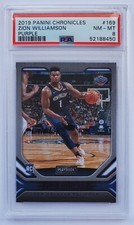 ZION WILLIAMSON 2019 Chronicles Purple /49 Rookie RC #169 PSA 8