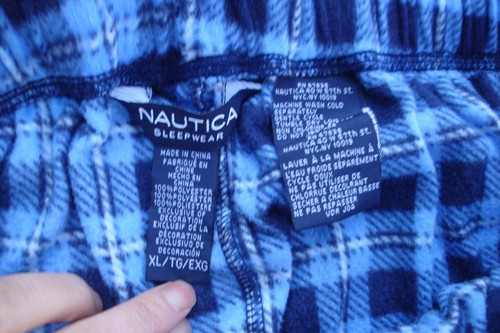 NAUTICA MENS SLEEPWEAR LOUNGE PANTS XL 100%Polyester FREE SHIPPING - Picture 6 of 6