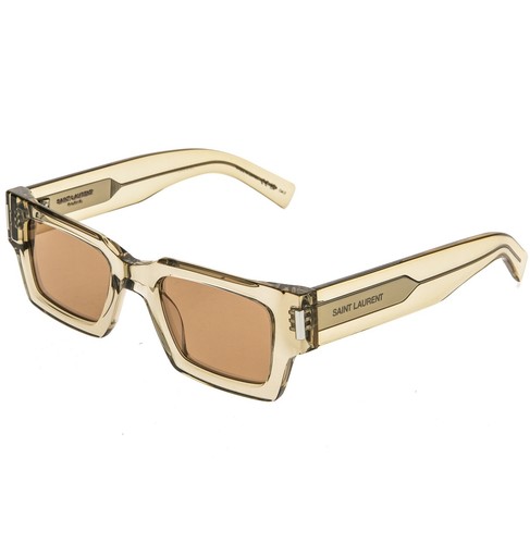 Gafas de sol unisex SAINT LAURENT Naked Wirecore SL 572 SL572 006 cristal amarillo - Imagen 7 de 11
