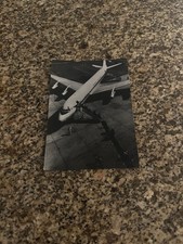 SAS Scandinavian Douglas DC-8 boarding on airport ramp airline issued postcard