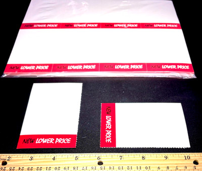 PACK OF (200)  RETAIL STORE SIGNS  SALE PRICE SIGNS TAGS CARDS / NEW LOWER PRICE