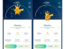 ⚡Shiny (Dazzling) Pikachu Holiday Attire Pokemon GO⚡ Registered or PTC 80k