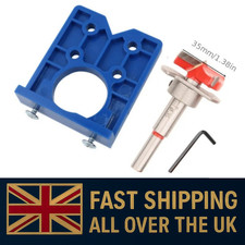 For Kitchen Cabinet Doors 35mm Concealed Cabinet Hinge Hole Cutter with Drill UK