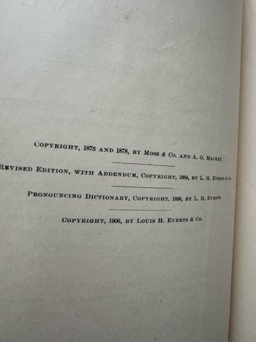 1906 Encyclopedia of Freemasonry and Its Kindred Sciences by Albert Mackey - Foto 13 di 20
