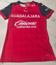 CD Guadalajara Chivas Liga MX Authentic PUMA Women's Jersey X-Small Retail 80