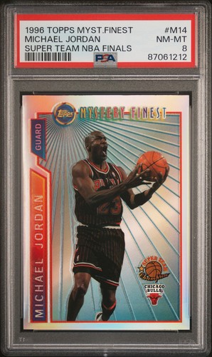 Michael Jordan [Super Team NBA Finals] #M14 1996 Topps Mystery Finest card