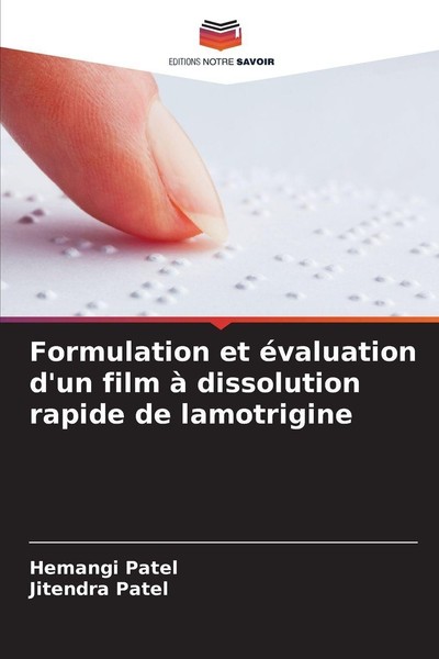 Formulation Et éValuation D'un Film à Dissolution Rapide De Lamotrigine Jitendra-image