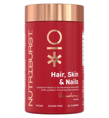 Nutriburst - Haare Haut und Nägel Gummis - 60 Gummis 1 Monatsvorrat