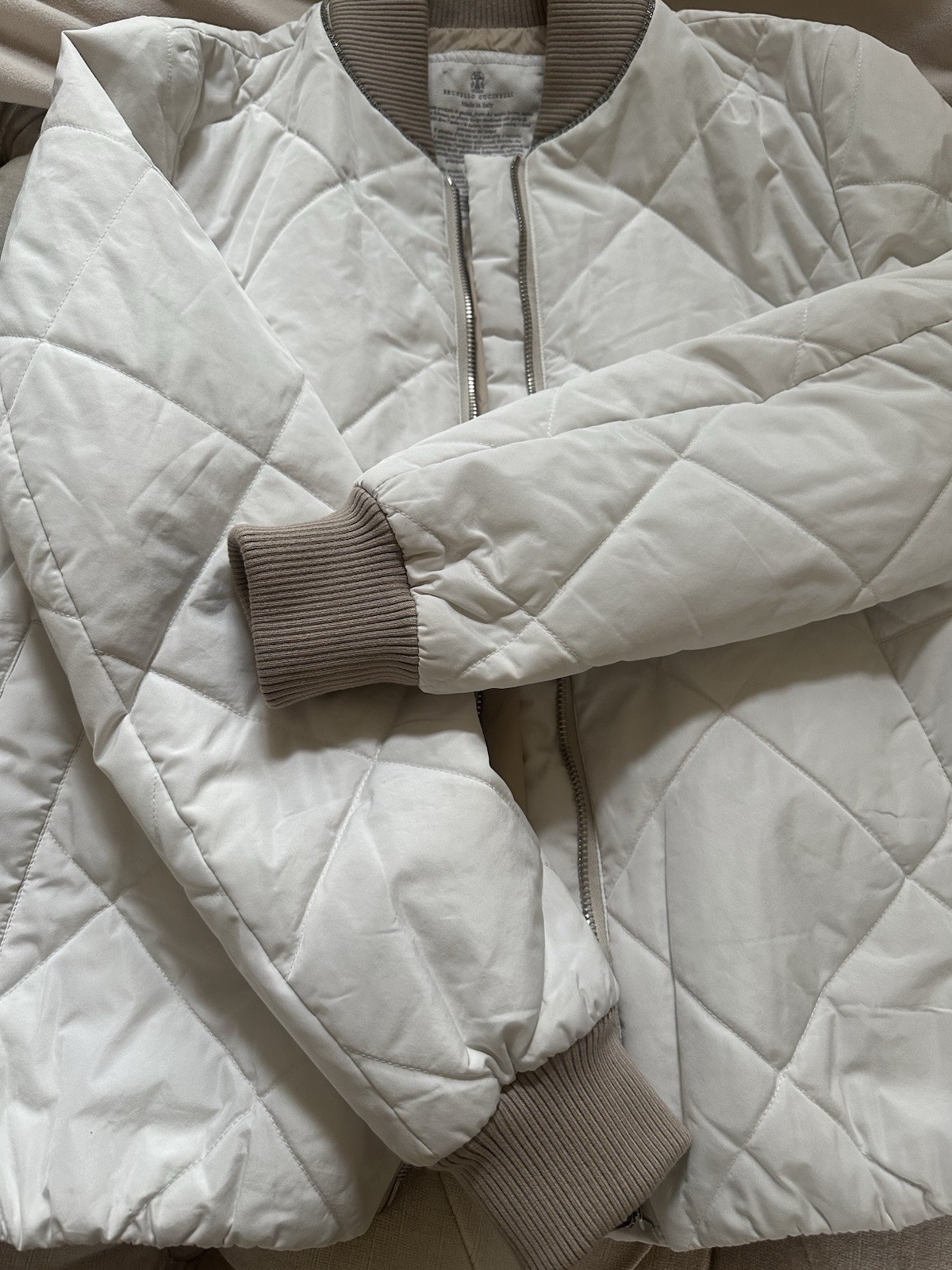 BRUNELLO CUCINELLI REVERSIBLE QUILTED BOMBER JACK… - image 7