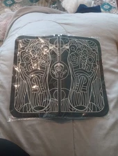 Portable EMS Electric Foot Massager Pad Blood Circulation Muscle Stimulator Mat