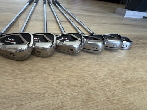 TaylorMade M4 Iron Set 6pcs 5-Pw Flex S Stiff KBS MAX 85 RH