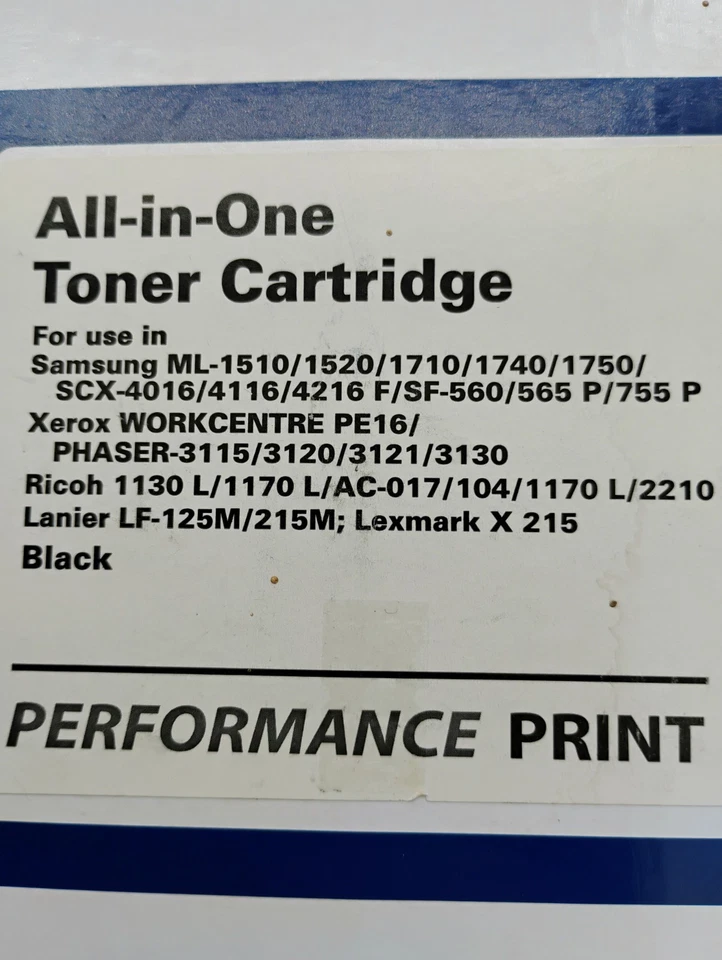 Cartucho de tóner todo en uno Samsung, Xerox, Ricoh, Lanier, Lexmark, modelo en fotos Foto 2 de 4