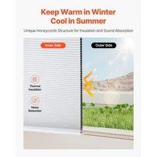 Cellular Shades 1 inch Light Filtering Cordless Cellular Blinds Blackout