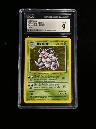 Nidoking graded CGC 9 for sale on eBay