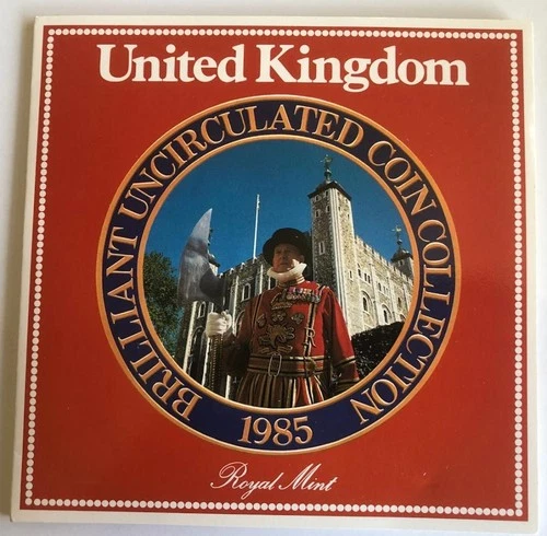 1985 BRILLIANT UNCIRCULATED Royal Mint year Set UNITED KINGDOM.