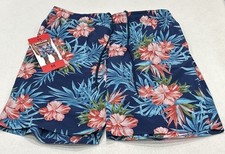 Kirkland Signature Men's Stretch Swim Shorts, Blue, Size M
