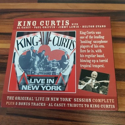 KING CURTIS WITH AL CASEY live in new york DIGI EX (CD Album, Jazz, JSP)