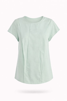 Claudie Pierlot neuwertige Bluse Flatterärmel minimalistisch FR 40 UK 10 12