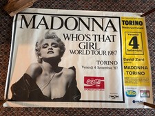poster originale madonna world tour 1987