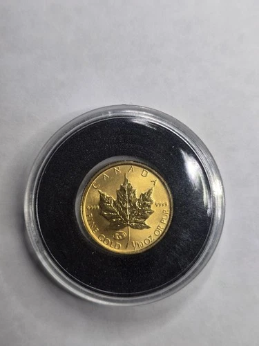 1998 Canada 1/10 oz Gold Maple Leaf Family of Eagles Privy 2nd Edition
