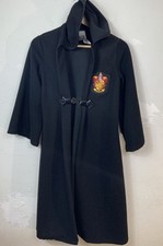 Harry Potter Gryffindor Costume Fleece Robe Hooded Cloak w/ Clasp Rubies Youth M