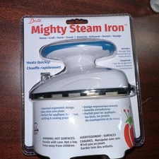 Dritz Mighty Travel Iron Non Stick Sole Plate Perfect for Quilting and Crafts