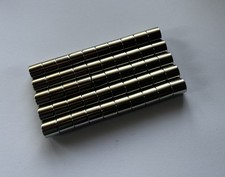 N35 Rare Earth Cylinder Neodymium Magnet 50 Pak - 9.1mm x 10mm - FREE SHIP 