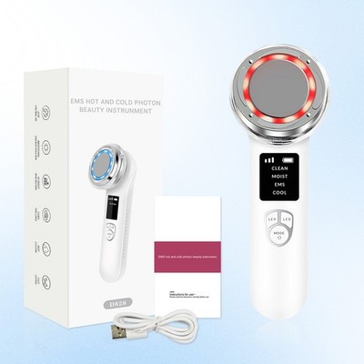 Hot & Cold Dual Mode Face and Neck Beauty Massager Facial Lifting Beauty Device