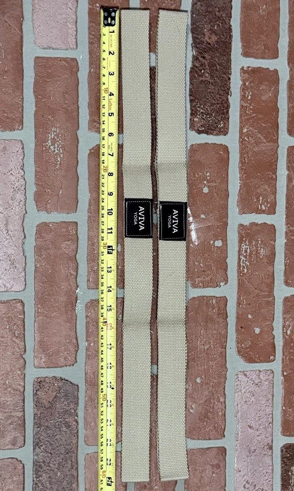 AVIVA YOGA 25 polegadas 2 pés ioga número 8 alças pacote com 2 - Imagem 4 de 4