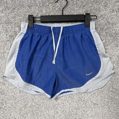 Nike Dri Fit Tempo Running Shorts Womens S Blue Gray Athletic Gorpcore Sporty