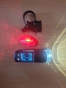 TRELOCK LS 760 Akkuscheinwerfer mit LS 740 Brems-Rücklicht - Schwarz (8005571)