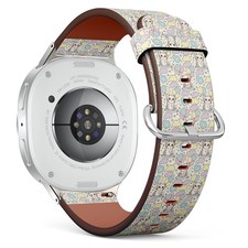 Cat Balloons Clouds Vegan Leather Watch Band 40/44/46mm