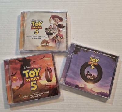 Taylor Swift  Toy Story 5 Limited Edition Collector CDs All 3 Covers