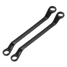 2pcs 45 Degree Offset Box End Wrench 18 x 21mm Metric 12 Point Double End Black