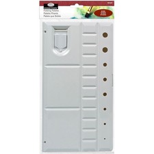Royal & Langnickel Folding Plastic Rectangle Paint Palette Large Folding